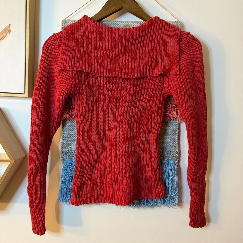 Punch Sweater Linen Blend Small - Picture 2 of 3